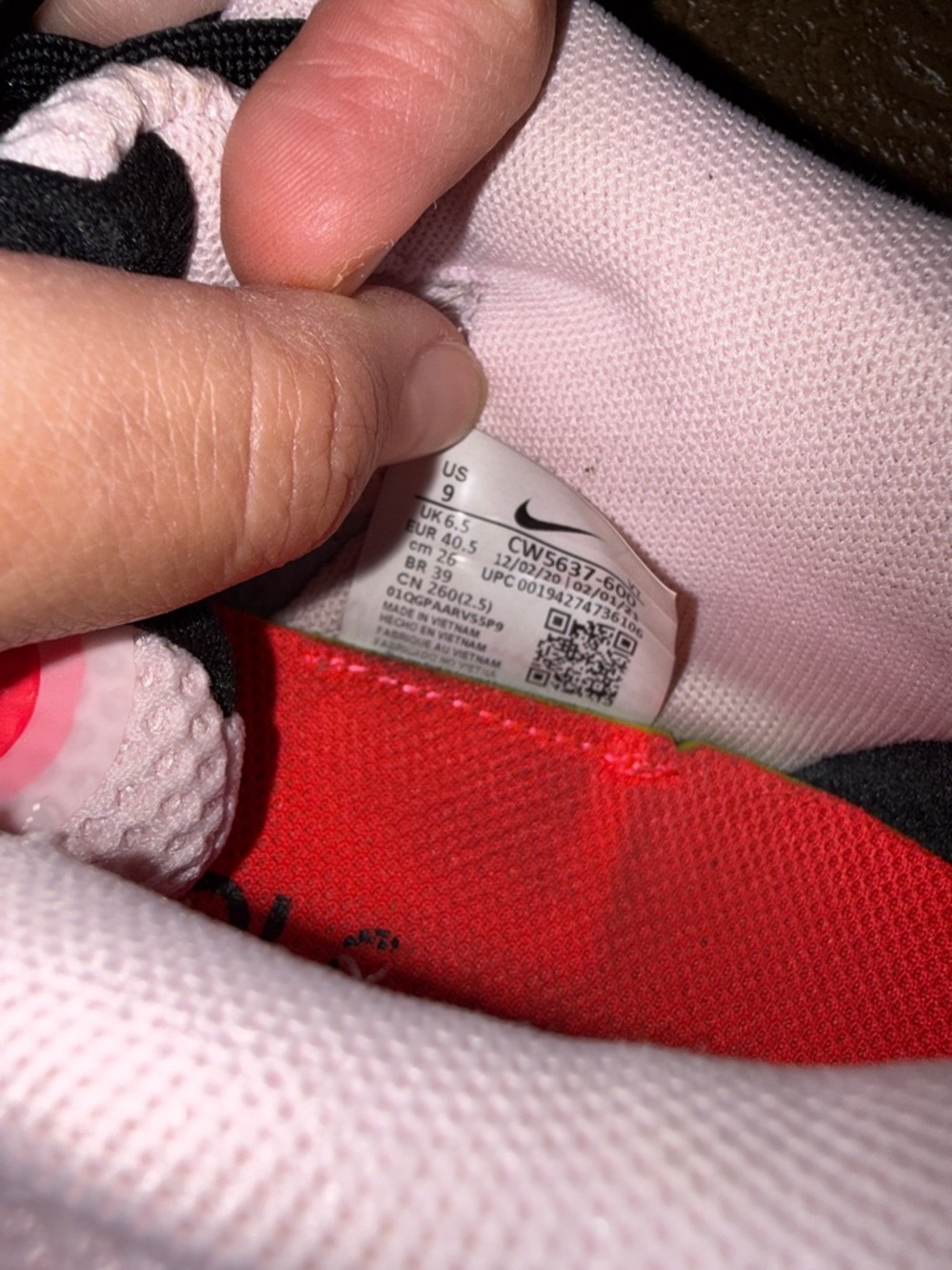 Nike Pink Mesh Running Sneakers with Neon Green Accents - Picture 10 of 10